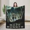 The Maze Runner Flannel Blankets Newt X Thomas Soft Bedding Throws for Outdoor Travel Graphic Bedspread Sofa Bed Cover