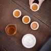 Portable White Porcelain Gongfu Travel Tea Set