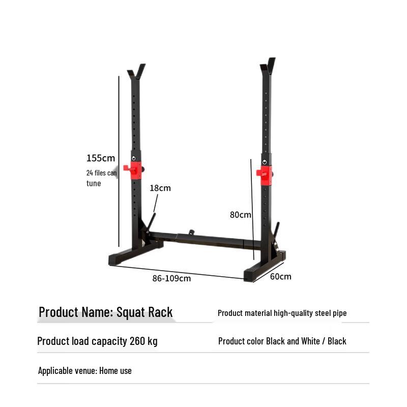 ZHOUE Multipurpose Barbell Rack System