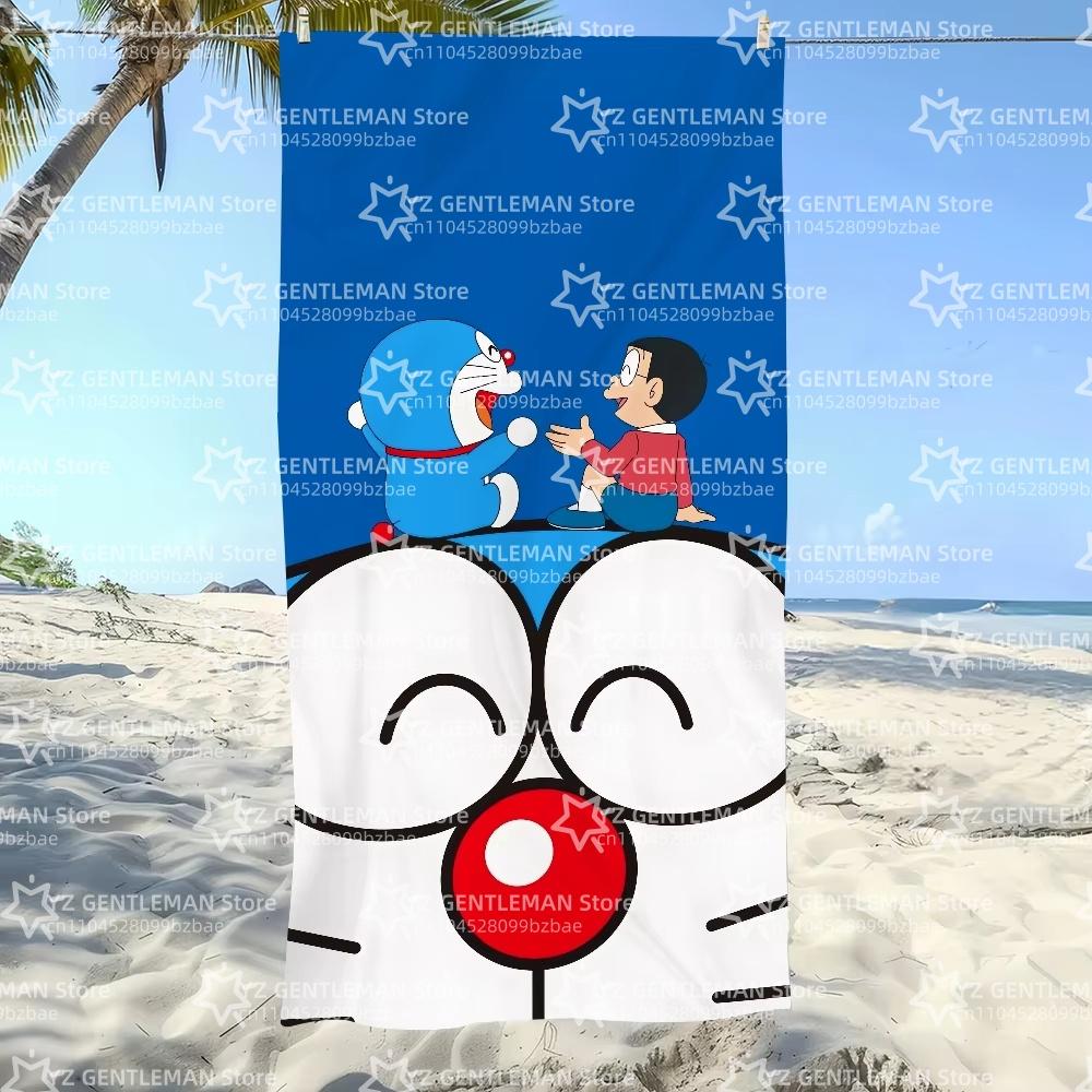 Cute Cartoon D-Doraemon-S Towel Soft Pool Gift For Travel Gym Shower Camping Quick Dry Sports Large Beach Towel
