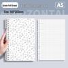 Fresh Floral B5 Loose-Leaf Notebook: Stylish for Instagram, Comfortable Design, Ideal for Students, Simple Spiral Binding.