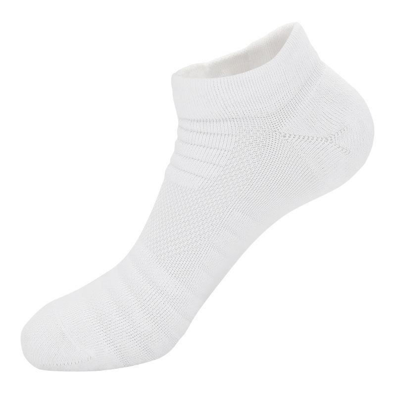 Low-Top Men'S Non-Slip Professional Running Sports Socks, Thick Towel Bottom Short Tube Running Socks, Badminton Socks