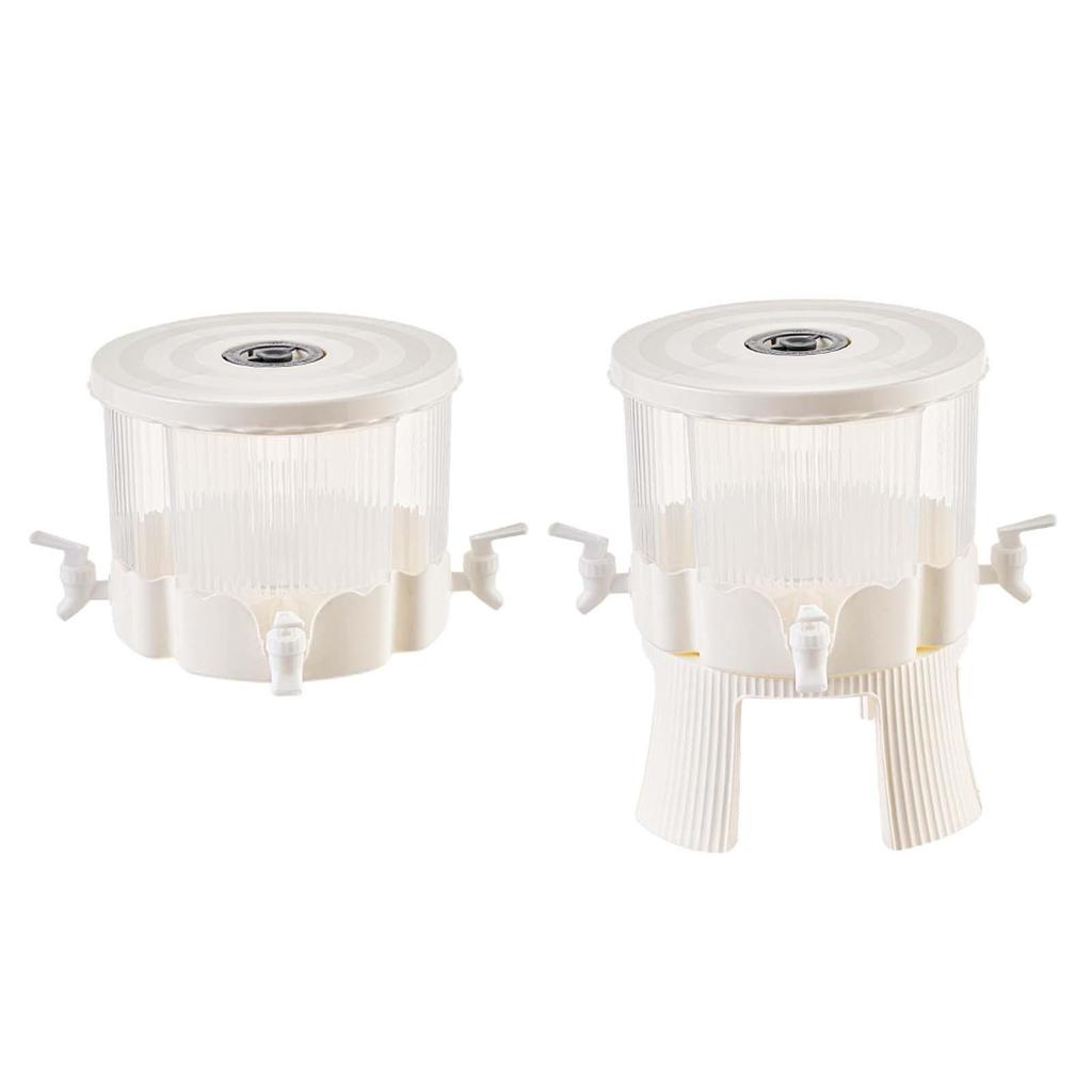 6L Cold Kettle Beverage Dispenser Removable 4 Grid Rotate 360° Daily Use