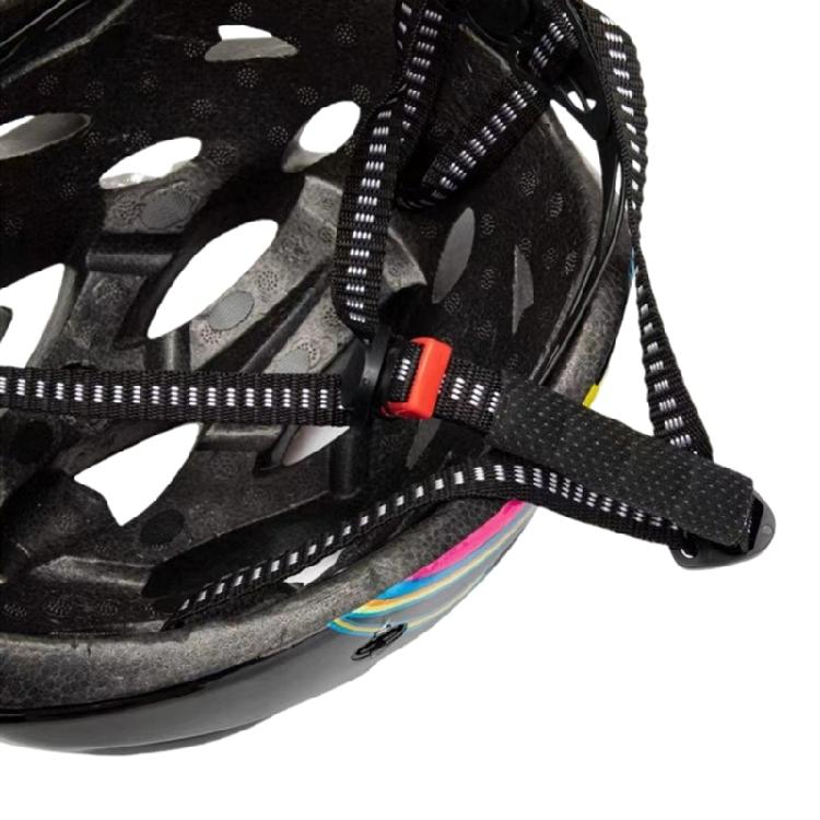 Ventilated Helmets Sponge Inserts Foam Cushion with Secure Chin Support for Long Distance Bikers Summer Riding, 4 Pack