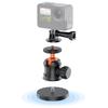 Aluminum Alloy Magnetic Base Camera Stand 360 Degree Adjustable Ball Head Universal 1/4 Screw For Desktop Car Mount