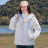 Winter New Women's Fashion Fake Two Pieces Thickened Warm Down Cotton Clothes Hooded Short Cotton Clothes