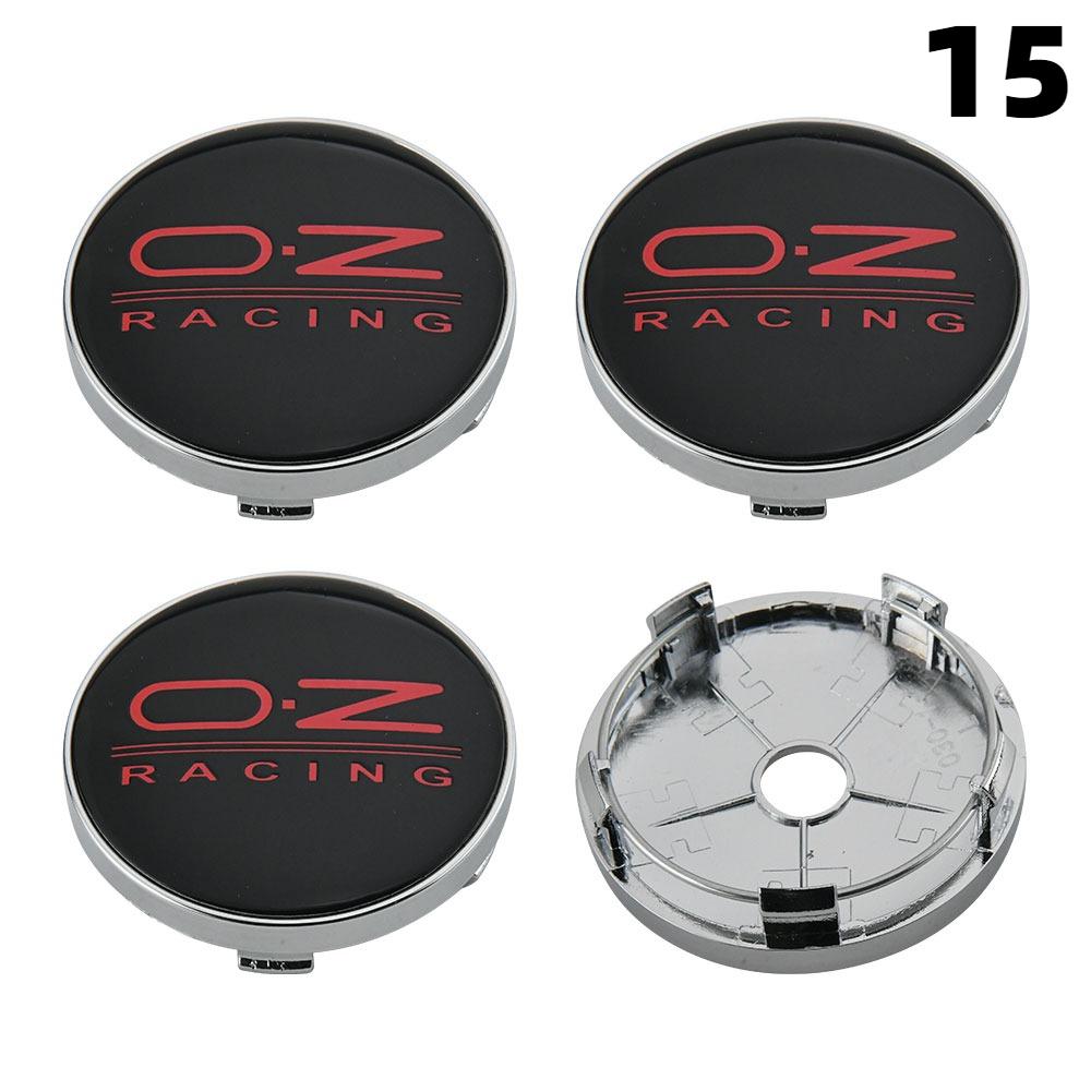 1 Set/4 Stück 58MM/60MM/63MM/65MM Kappe Für Felgen OZ Logo Radnabendeckel Sportwagen Radabdeckung Radkappen