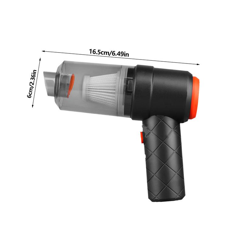Portable Car Vacuum Handheld Vacuum 4500PA High Power Cordless Vacuum Cleaner Strong Suction For Car Vehicle Home Offices Floor