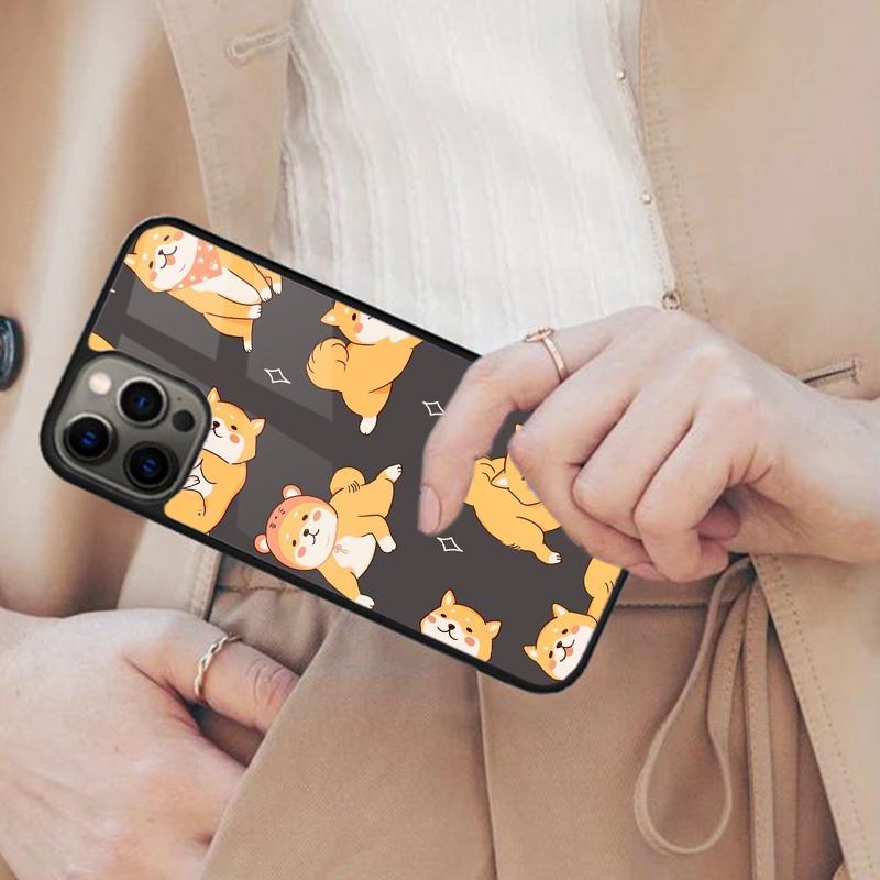 

Cute Cartoon Corgi Dog Magnetic Phone Case For APPLE iPhone 17 Air 16 14 13 12 Pro Max 15 Plus Wireless Charge MagSafe Cover iPhone 13mini
