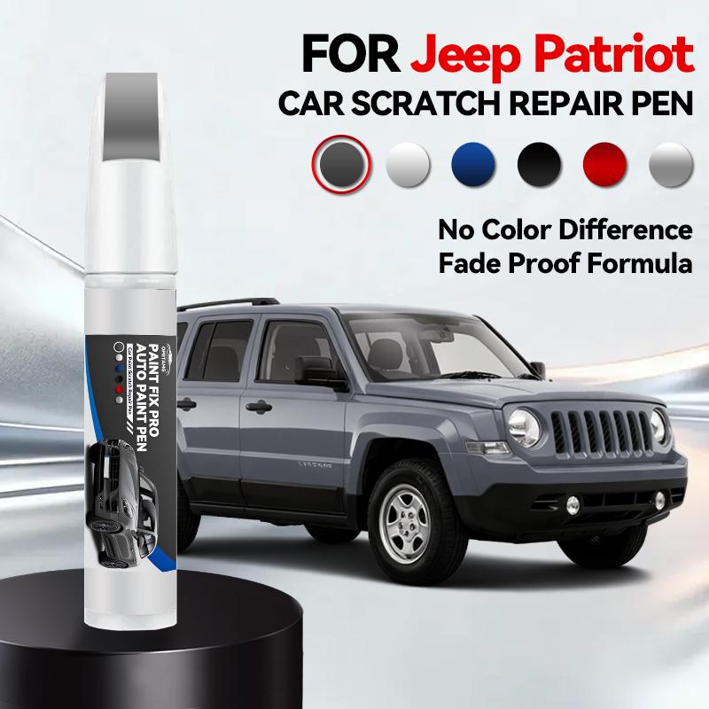 Fahrzeug zur exklusiven Nutzung Für Jeep Patriot Autolack Reparaturstift Ausbesserungsstift Kratzerentferner DIY Auto Zubehör Rot Schwarz PX8 Weiß