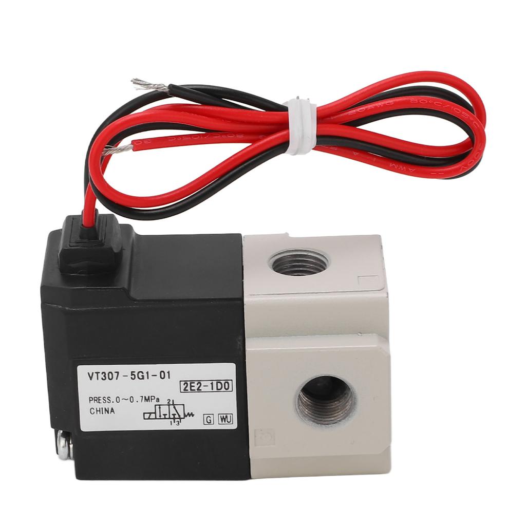 Válvula Solenoide Eléctrica de Vacío Tipo SMC G18 2 Posiciones 3 Vías Acción Directa Solenoide Neumático