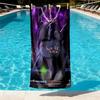Ghostbusters Print Beach Towel Design, Soft, Lightweight. for Home Bathroom, Spa, Pool, Yoga, Surfing, Camping, Gift for Family, Friend