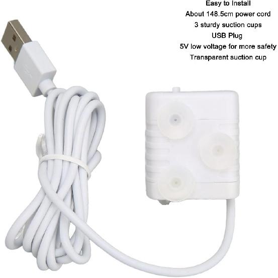Cat Water Fountain Pump, Pet Water Fountain Pump Replacement Pump Quiet Prevent Dry Burning USB Powered DC Brushless Motor Mini Cat Water Dispenser