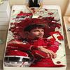 1 Stück Charles Leclerc gemusterte Flanelldecke Geeignet für alle Jahreszeiten für Heimdekoration Wärme und Komfort Geschenke Feiertagsgeschenk