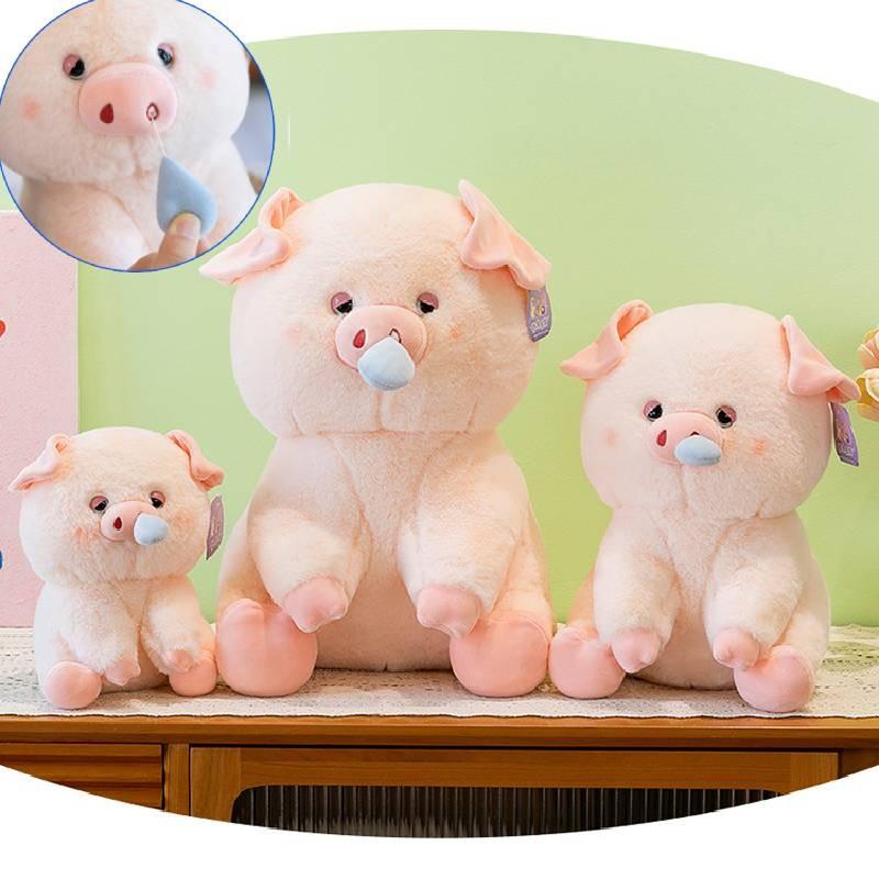 Adorable Pink Pig Plush Toy For Girls Soft Stuffed Animal For Cozy Sleep Companion
