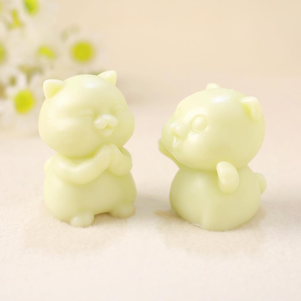 3D Cartoon Animal Ornament Plaster Silicone Mold DIY Unicorn Scented Candle Mold Home Decoration