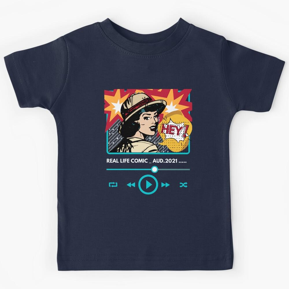 Hey Girl Power comic Kids T-Shirt 100