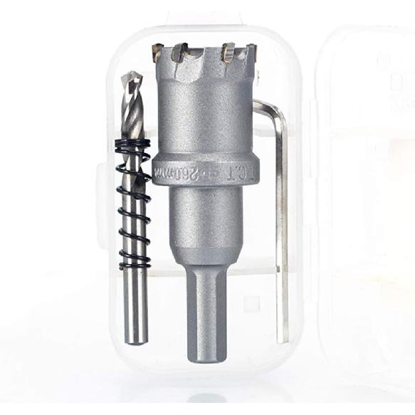 Stepped Pilot Drill Bit for Carbide Hole Saw 22.5mm Cut Dia Spiral Hole Opener