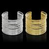 Fashion Gilded Hollow Woman Open Wire Metal Bracelet Punk Bracelet Fashion Gold Cufflinks Bracelets Jewelry