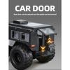 1/24 Scale Sherp All-terrain Car Model Toy Metal Diecast Sound Light Pull Back Shock Absorption Off Road Vehicle Gifts for Kids