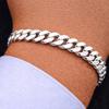 Men' Silver Bracelet SOLID 7mm 925 SILVER Bracelet Armor Gift