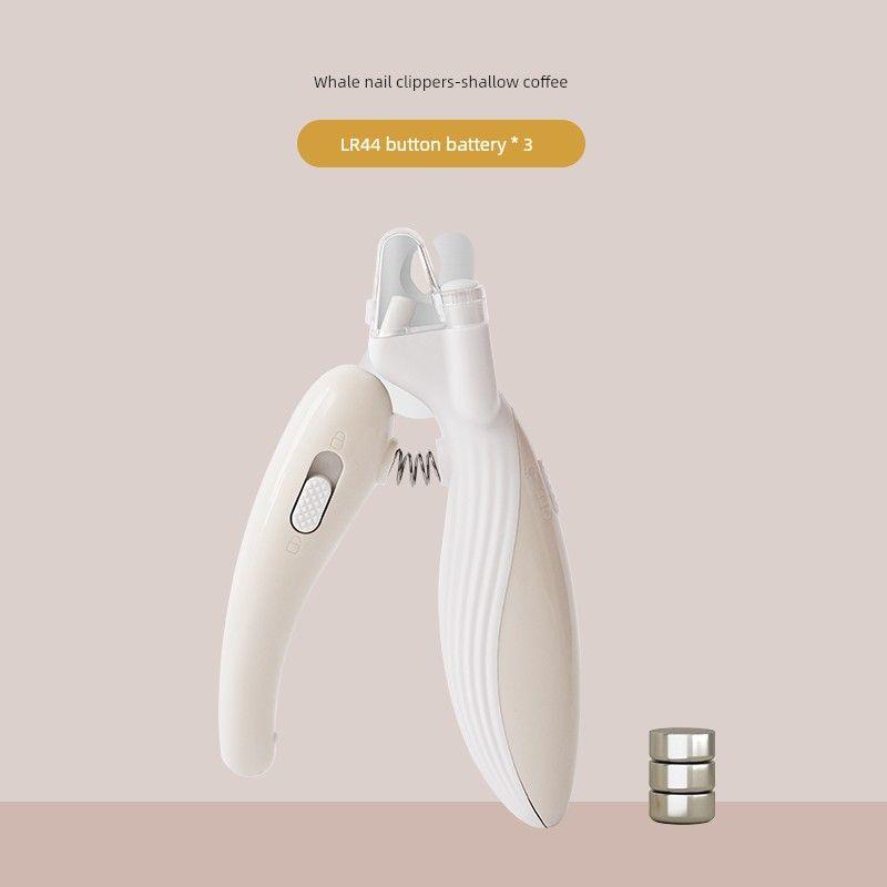 

German Cat Nail Scissors Special Novice Dog Nail Clippers Handy Gadget Cat Paw Cat Nail Scissors Knife Pet Supplies LED luminous nail scissors [cat and dog Neutral]]