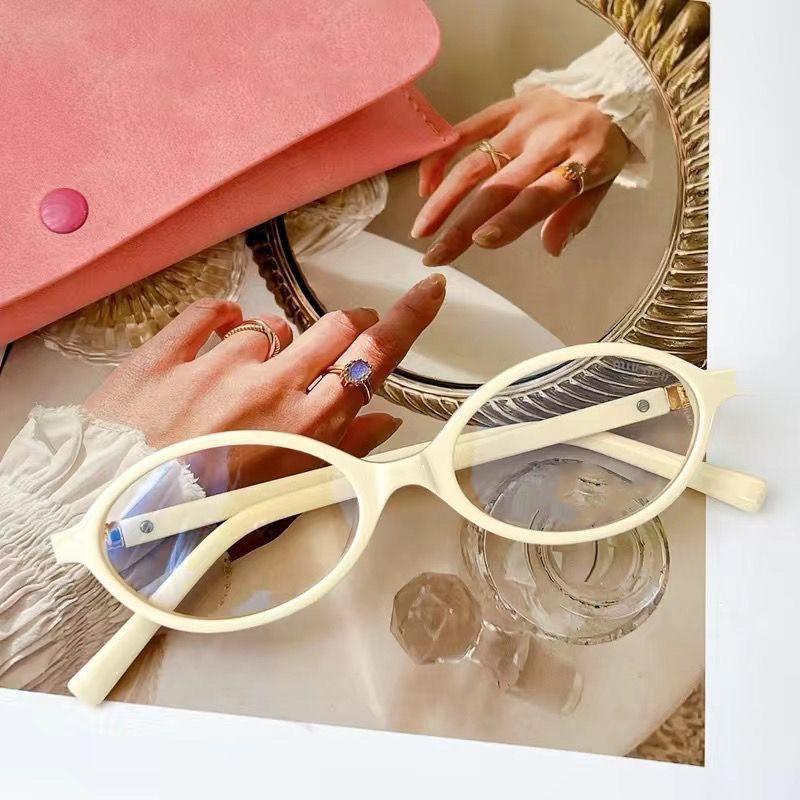 Anti-blue Glasses Oval Frame