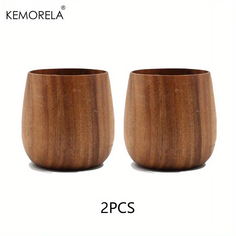

2PCS Japanese Tea Cup, Wooden Water Cup, Drinking Cups, Summer Winter Drinkware, Home Kitchen Items, 5.7OZ/170ML 200ml