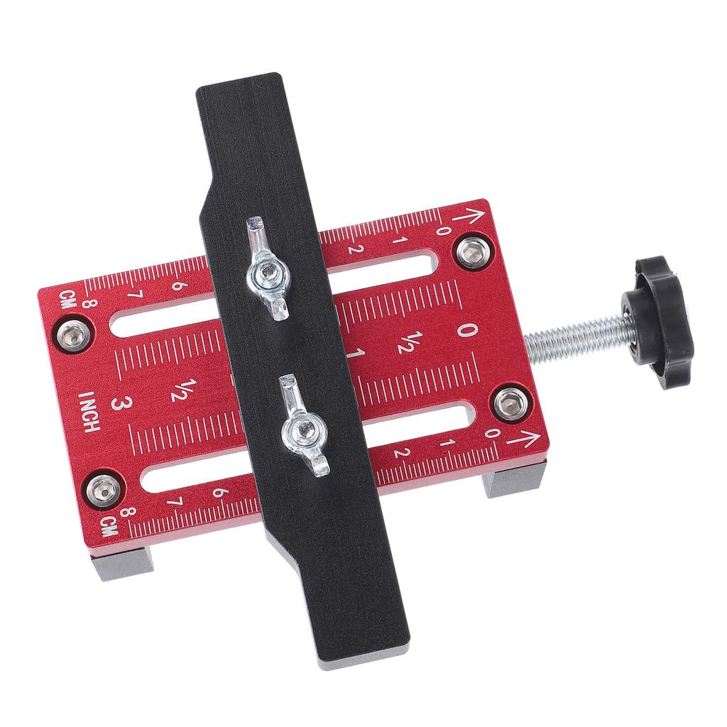 Cabinet Door Installation Positioner Adjustable Height 10 60mm Clamping Aluminum Alloy Cabinet Door Mounting Jig