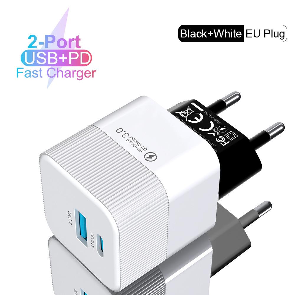 PD 65W GaN Fast Charger with QC3.0 for Phones & Tablets - European Standard