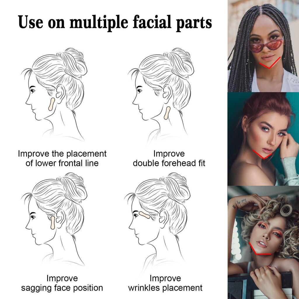 Dünner Gesichtsaufkleber, unsichtbares Facelift-Patch, Anti-Falten-Klebeband, Kinnlift-Patch