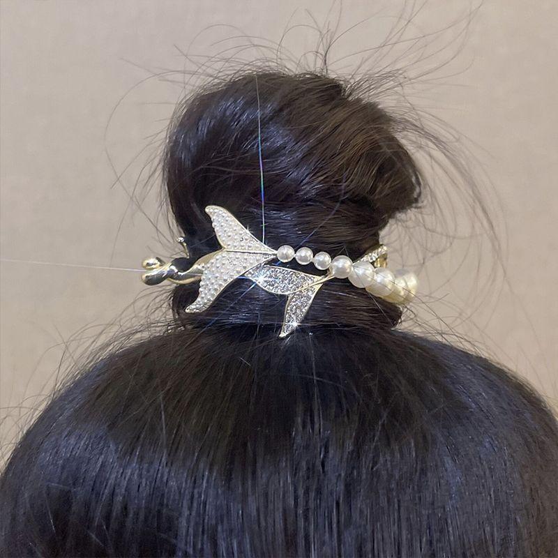 Mode Wanzi Zirkon Haar Clip Süße Elegante Frauen Pferdeschwanz Grip Temperament Mädchen Quaste Kopfbedeckung Haar Zubehör