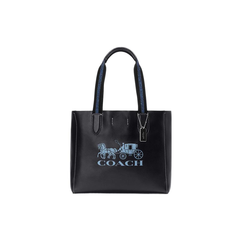 Coach Derby 32 Tote Bag Women Tote Bags Navy-Blue CG469-SVEFH