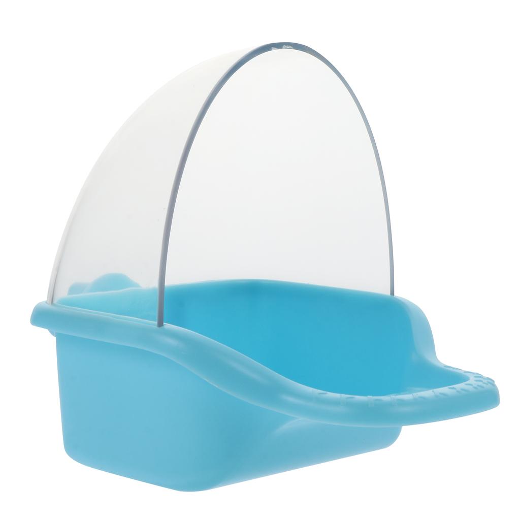 Parrot Feeder Box Plastic Hanging Bird Feeder Outdoor Pet Feeding Container For Budgie Cockatiel Parakeet Cage Supply Reusable