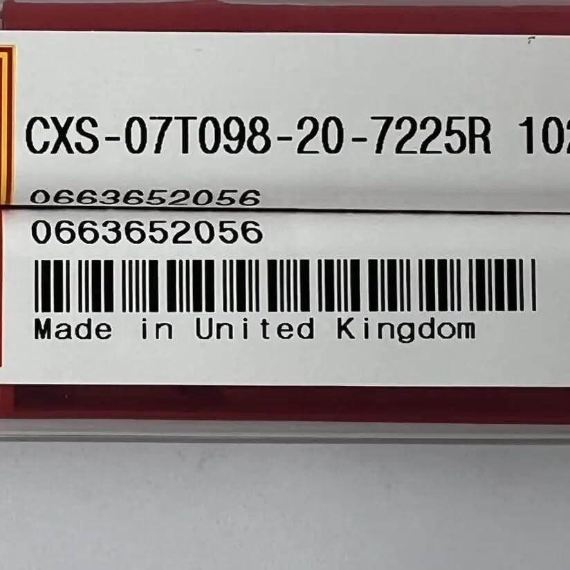 Original Sandvik / CXS-07T098-20-7225R 1025 /CNC CARBIDE tool blade One