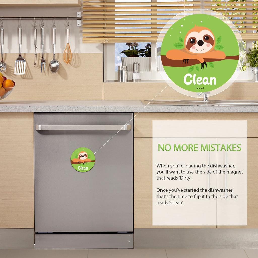 Buy [BC] Powerful Kitchen Flip Magnet Dishwasher Indicator With ...