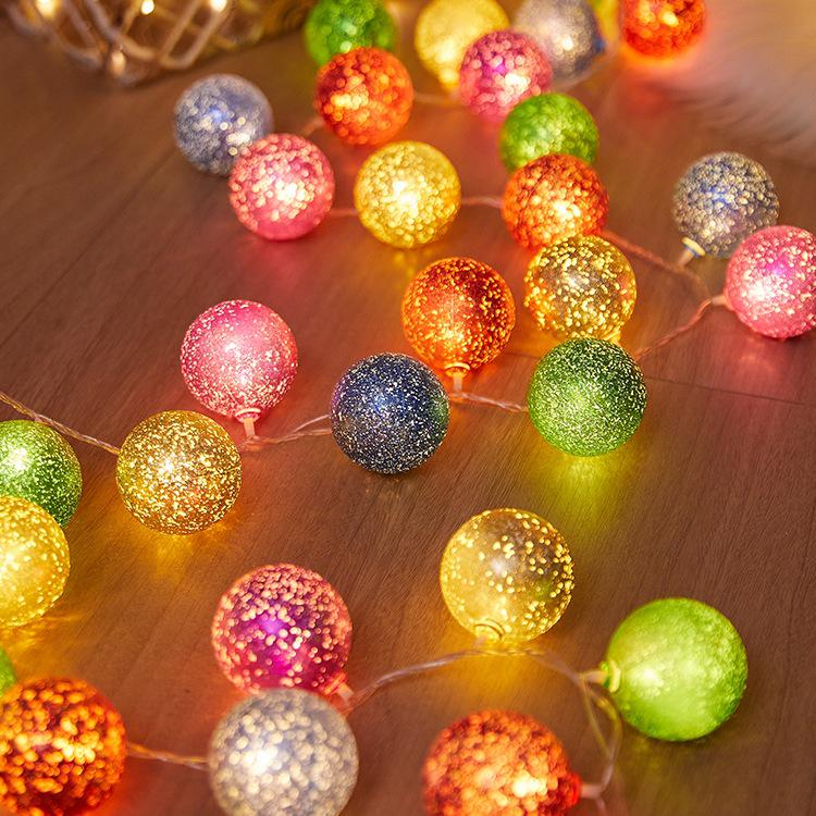 LED Christmas Tree Fairy Lights - Flashing Star String for Festive Decoration and Birthday Scenes