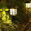 Solar LED Garden Lantern: Outdoor Decorative Courtyard Light for Lawn and Patio