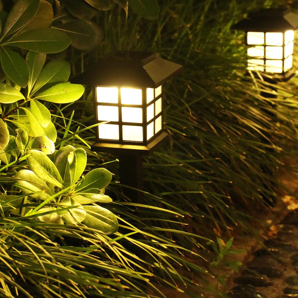 Solar LED Garden Lantern: Outdoor Decorative Courtyard Light for Lawn and Patio