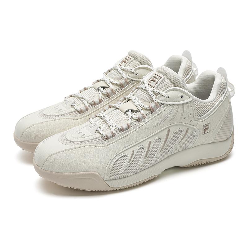 FILA ADE2025 Retro Fashion Versatile Simple Comfortable Sports Low-Top Lifestyle Casual Shoes Women sneaker Beige F12W522164FTW