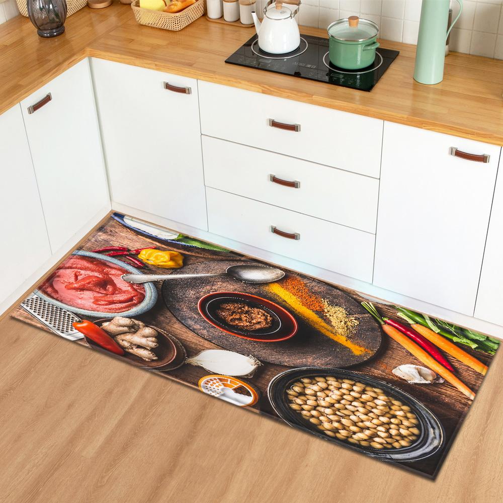 Home Bedroom Living Room Long Carpet Entrance Bathroom Non-slip Floor Mat Modern Kitchen Carpet
