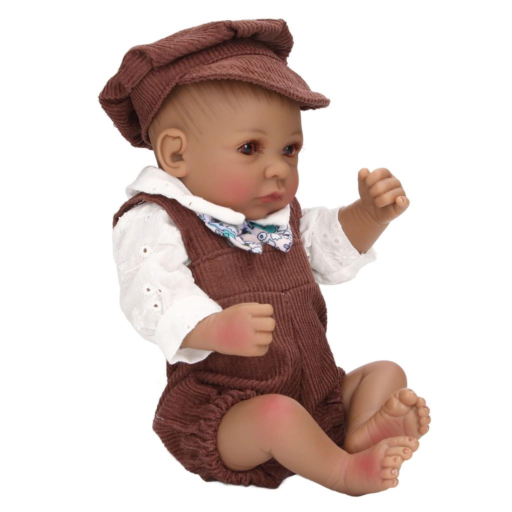 Newborn Infant Doll 10 Inch Children Lovely Lifelike Soft Silicone Girl Baby Doll Role Play Toy