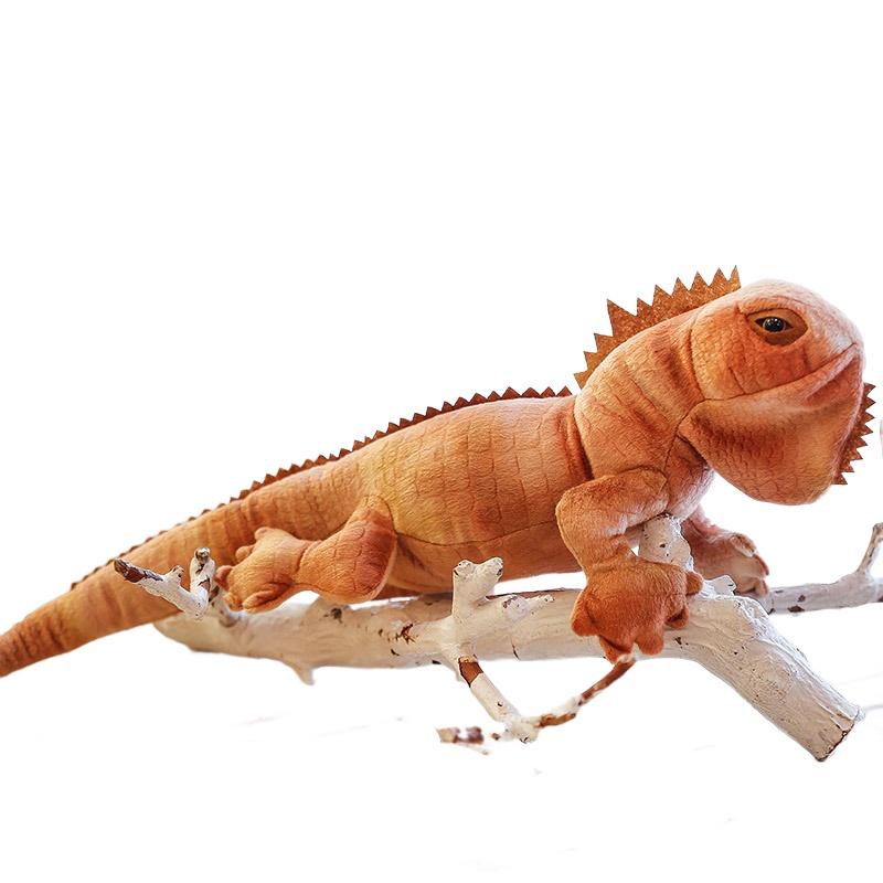 Realistic Lizard Plush Toy Super Soft Short Plush Material Color-changing Chameleon Doll Perfect Gift For Teens