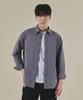 LXT For Summer Cotton Linen Semi-Overshirt [Dark Gray]