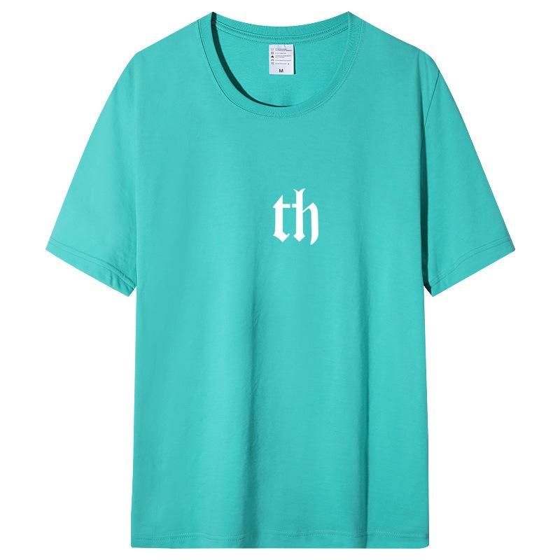 2025 Short-sleeved T-shirt Men And Women Letters Printed Simple Body Shirt Loose Basic Models Versatile Couple Casual Tops