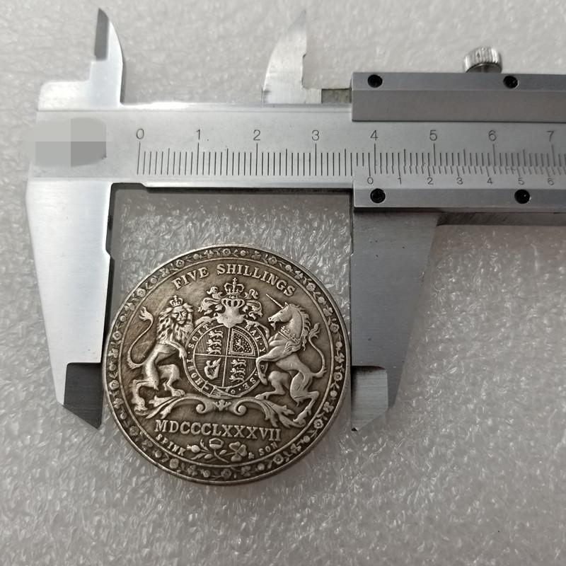 Neue 1887 Großbritannien Königin Victoria Gedenkmünze Sammlerstücke