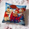 Cartoon F-Flintstones Kussenhoes Premium Comfort Omkeerbare Kussenhoes - Twee-in-één Ontwerp voor Elke Kamer & Auto-interieur