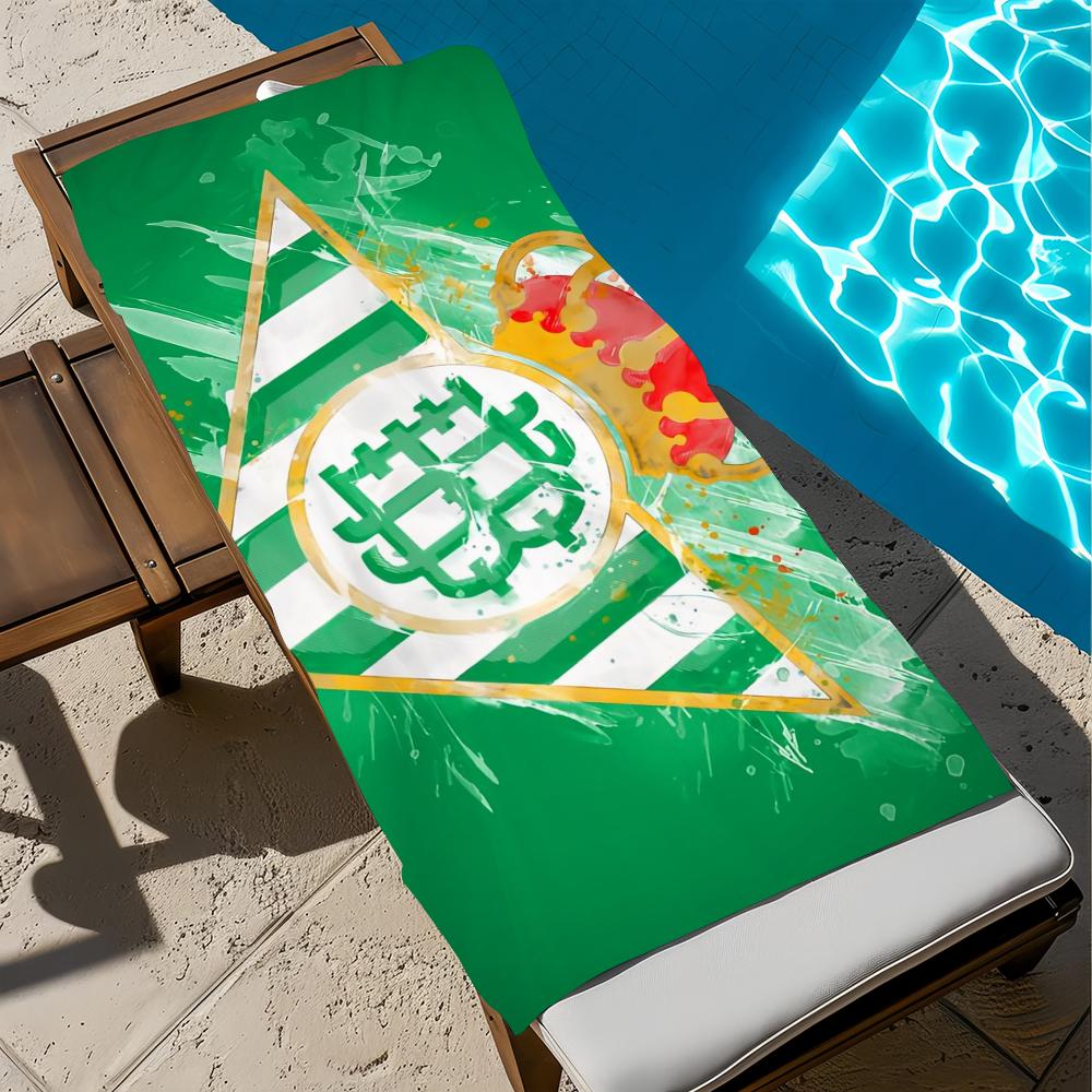 Football R-Real Towel Large Quick-Drying Microfiber soft B-Betis Beach Towel for Travel Fitness Sauna Bathing Camping
