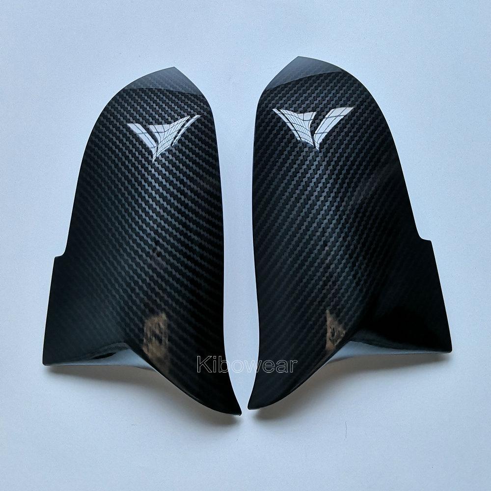 Pair Side Wing Mirror Caps for BMW F30 F31 F20 F21 F22 F23 F32 (Carbon Look) F33 F34 X1 E84 1 2 3 4 Replace for M3