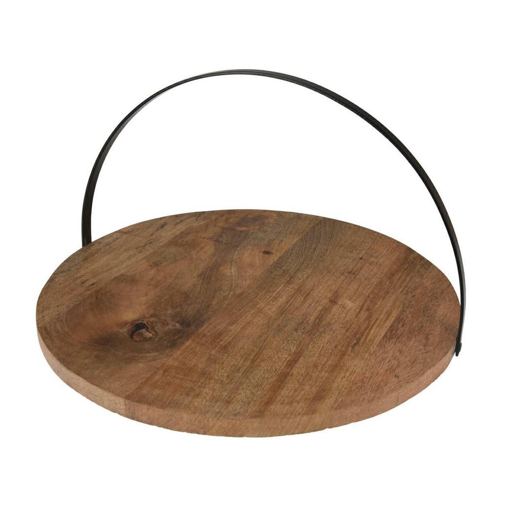 Patera Na Ciasto Z Drewna Mango 28Cm